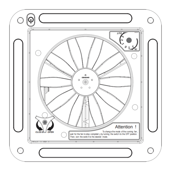 Aussie Traveller MANUAL AIR VENT User Manual
