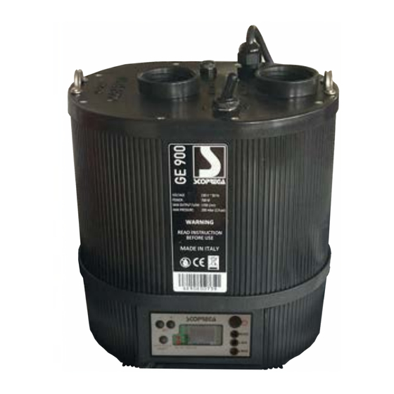 SCOPREGA GE 900 Manual