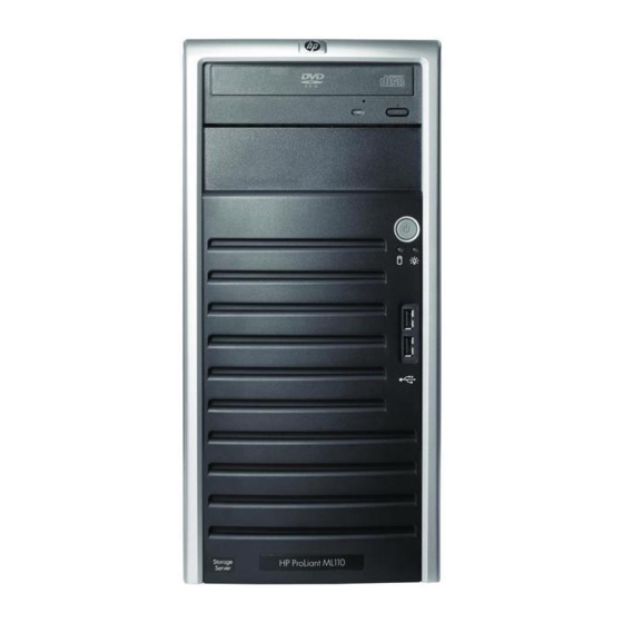 HP ProLiant ML110 G5 Quickspecs
