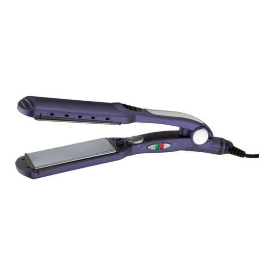 Conair wet dry outlet straightener instructions