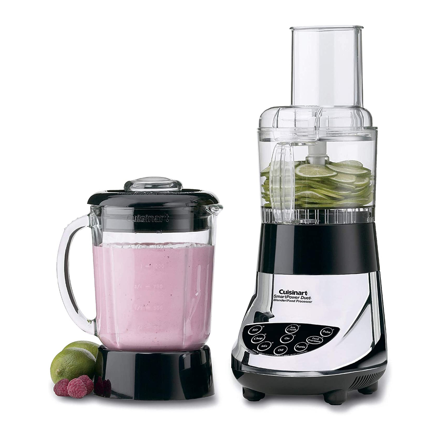 CUISINART SMARTPOWER DUET IB9570 INSTRUCTION BOOKLET Pdf Download