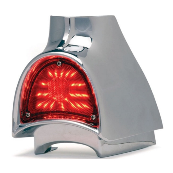 DAKOTA DIGITAL LED TAIL LIGHTS FOR 1957 CHEVY CAR LATNR210