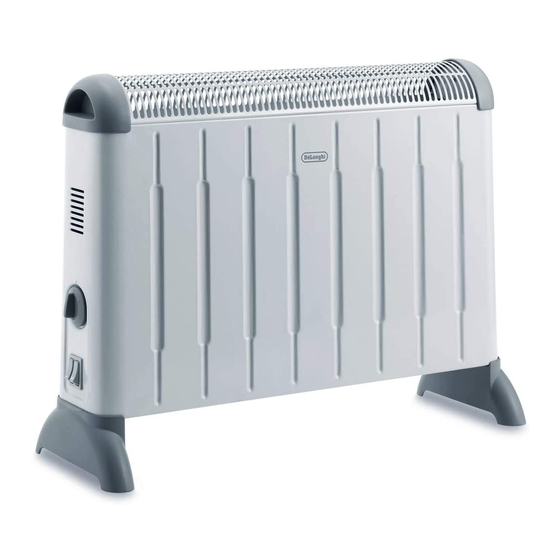 DELONGHI ELECTRIC CONVECTOR HEATER IMPORTANT INSTRUCTIONS Pdf Download