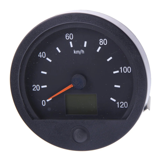 VDO ELECTRONIC SPEEDOMETER 1323 DATASHEET Pdf Download ManualsLib