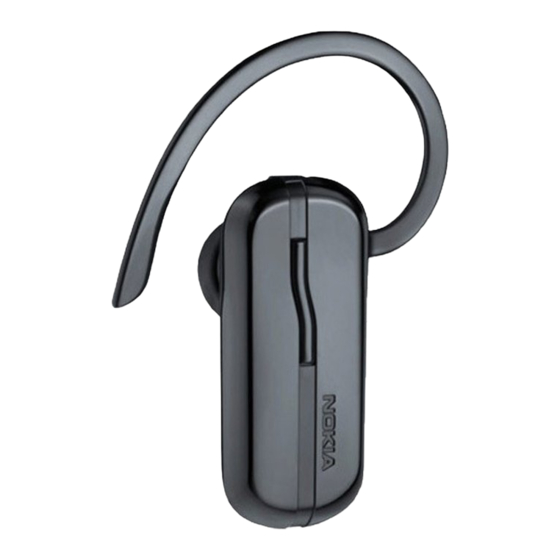 Observere sygdom sprede NOKIA BH 102 - HEADSET - OVER-THE-EAR USER MANUAL Pdf Download | ManualsLib