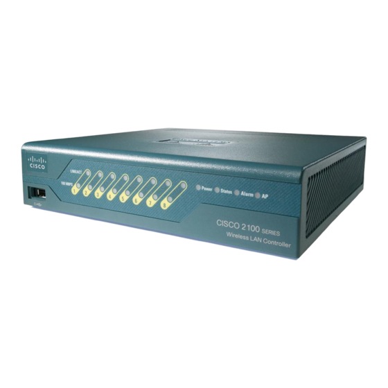 Cisco AIR-WLC2106-K9 - Wireless LAN Controller 2106 Quick Start Manual