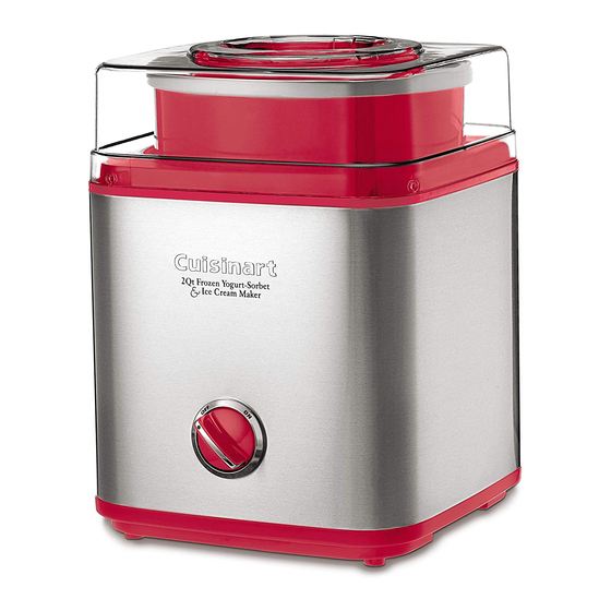 Cuisinart ice best sale 30 manual