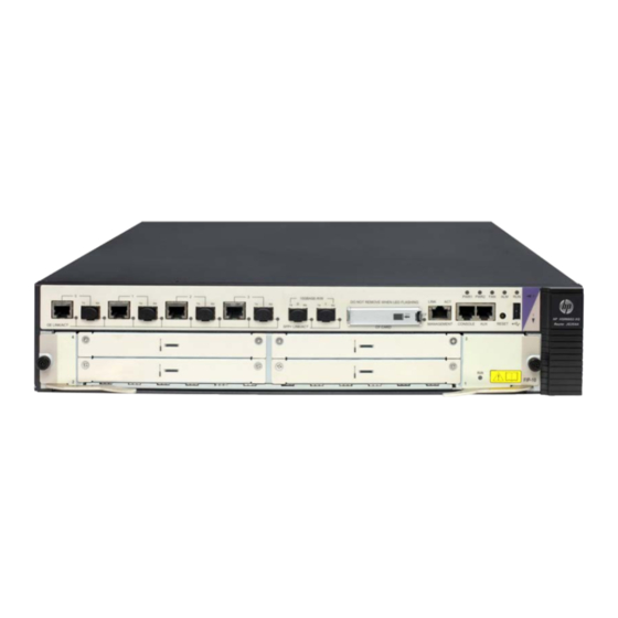 HP 6600 Security Configuration Manual