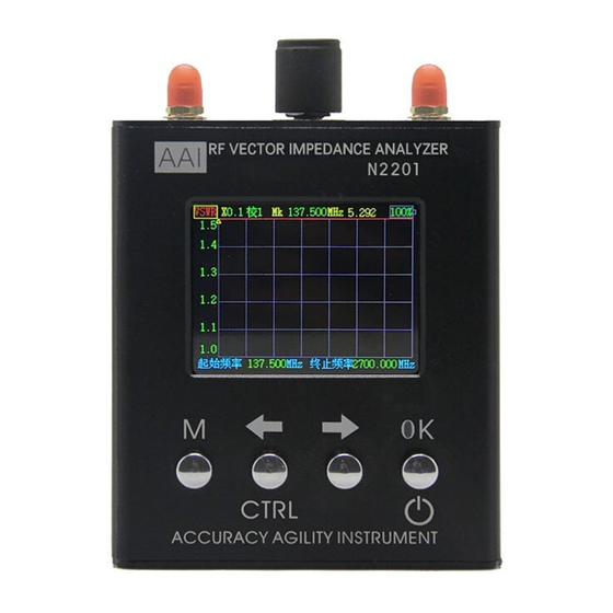 AAI N2201SS Vector Impedance Analyzer Manuals