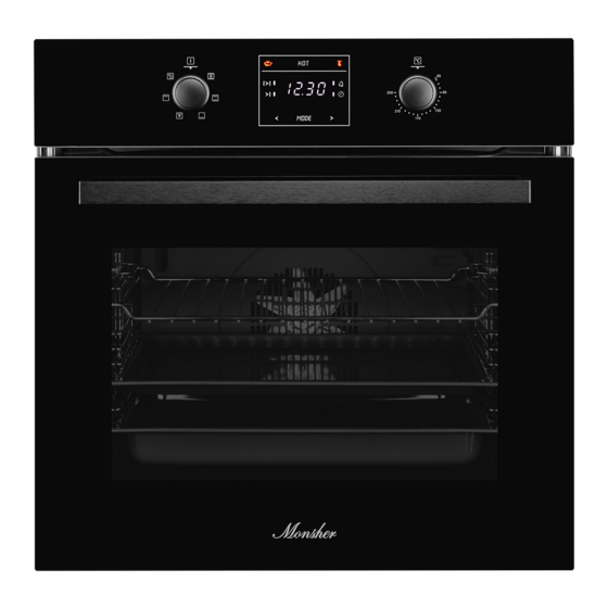Monsher MOE 6061 Electric Oven Manuals