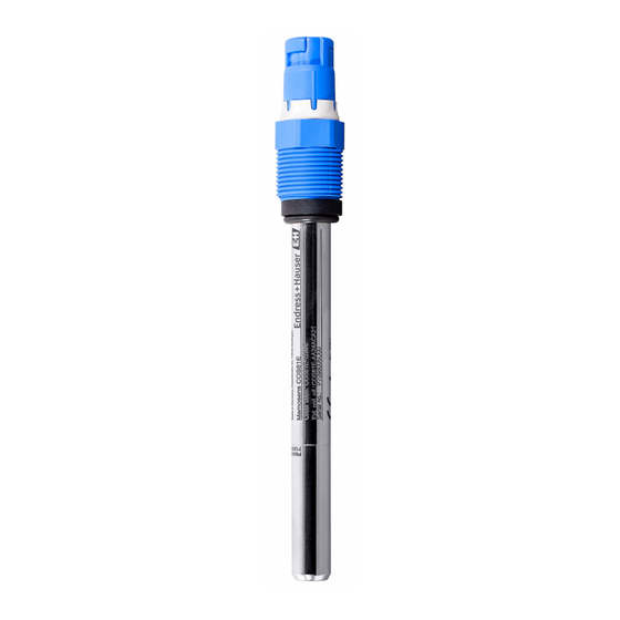 Endress+Hauser Memosens COS81E Brief Operating Instructions