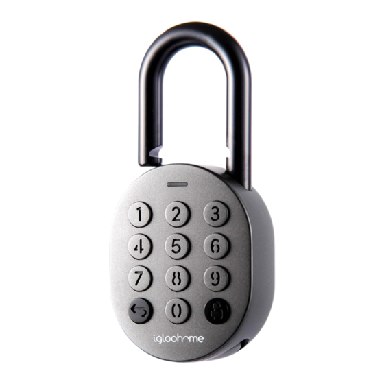 Igloohome Padlock User Manual