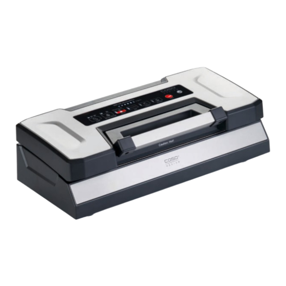 CASO DESIGN VRH 790 advanced Instruction Manual