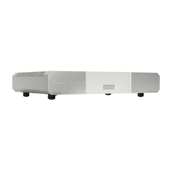 Roksan Audio Caspian Set Up Manual And Product Manual