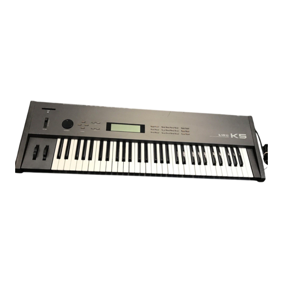 Kawai K5 Owner's Manual
