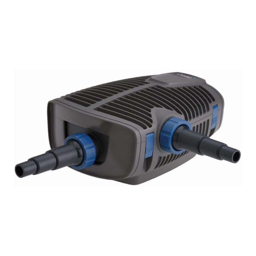 Oase AquaMax Eco Premium 5000 / 7000 / 9000 Manual
