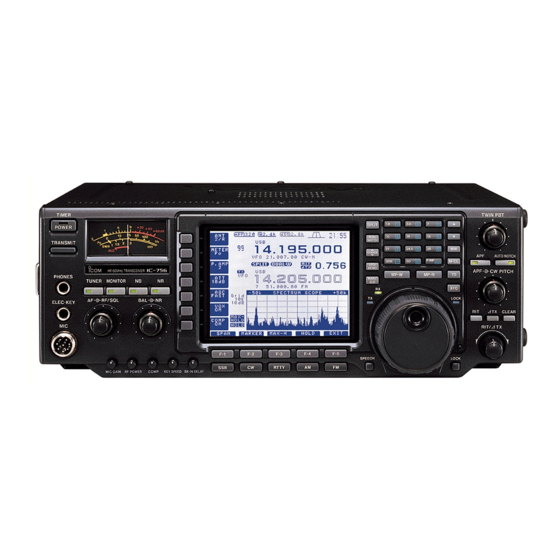 Icom IC-756 Service Manual