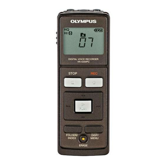 Olympus VN-3200PC Instructions Manual