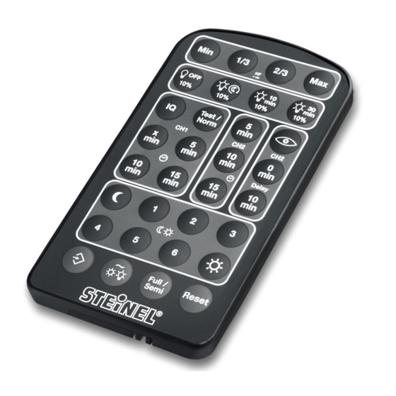 STEINEL PROFESSIONAL Control PRO RC 8 Information