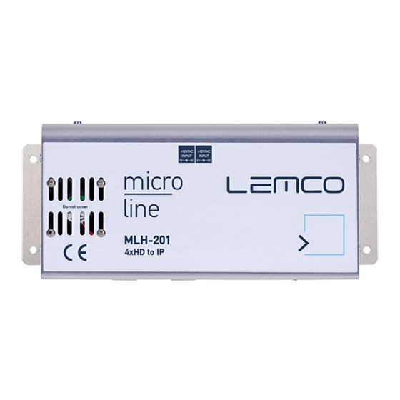 Lemco Micro Line MLH-201 Manuals
