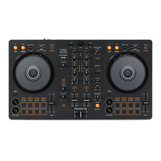 Serato Pioneer DJ DDJ-FLX4 Quick Start Manual