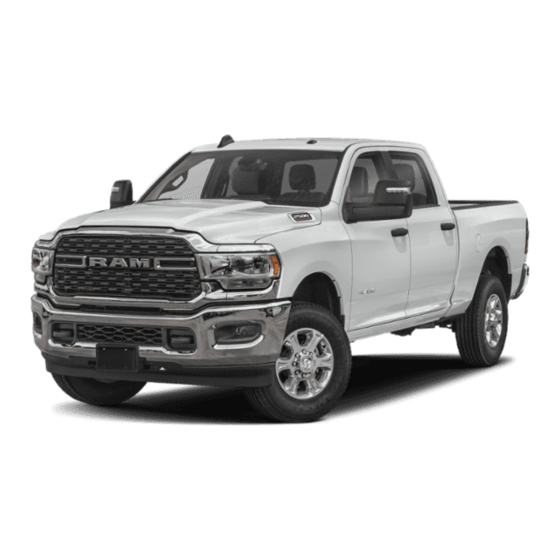 RAM 3500 2024 Owner's Manual