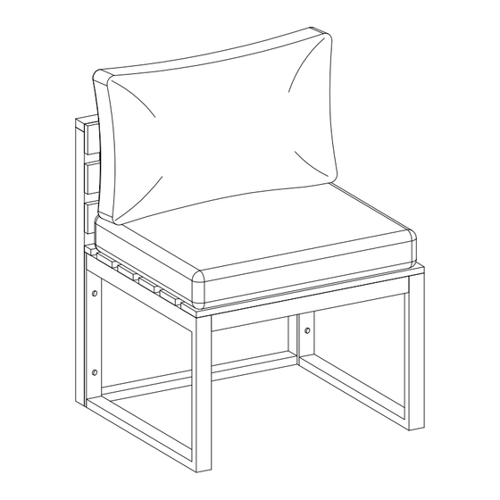 Walker Edison OAWCT-CHN-2 Assembly Instructions Manual