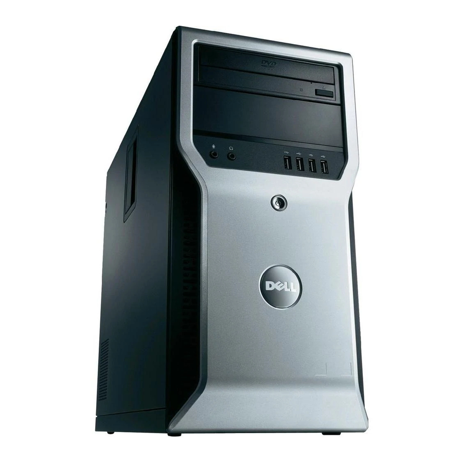 Dell Precision T1600 Setup & Features Manual