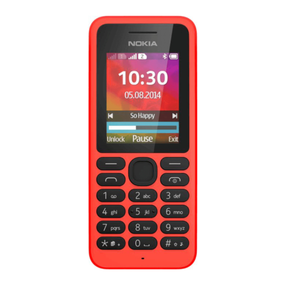 Nokia 130 Dual SIM Manuals