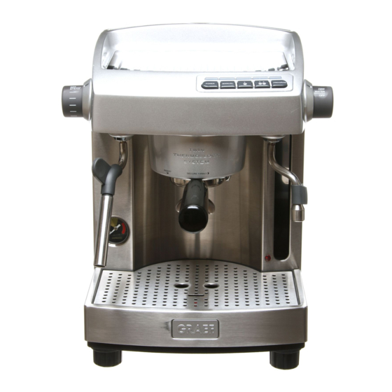 Graef ES 90 Espresso Machine Manuals
