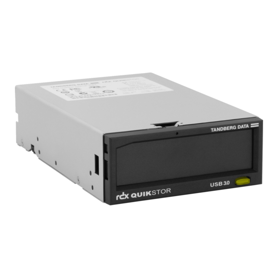 Tandberg Data Internal USB version Installation Manual