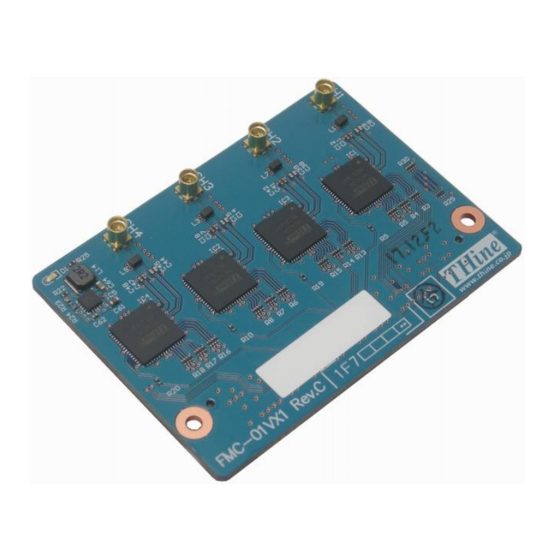 User Manuals: THine THSB-FMC-01VX1 FMC Daughter Card