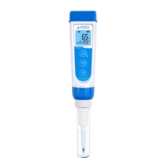 Apera PH60S Quick Start Manual