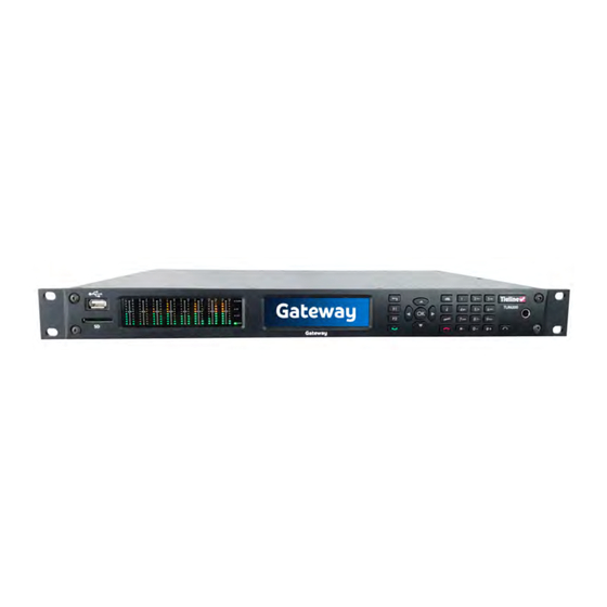 Codec Tieline Gateway User Manual