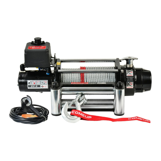 Comeup Winch DV-6 Quick Start Manual