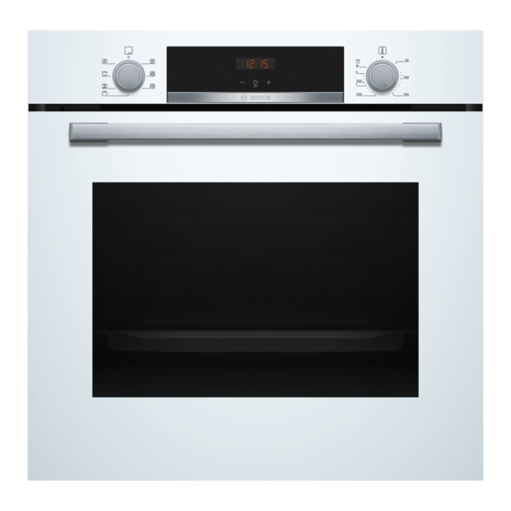 Bosch HBA533B 1 Series Electric Oven Manuals