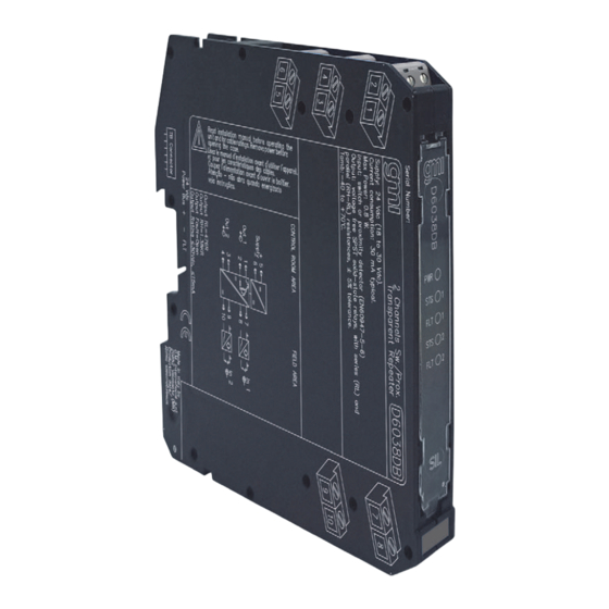 GMI D6038D Series Instruction Manual