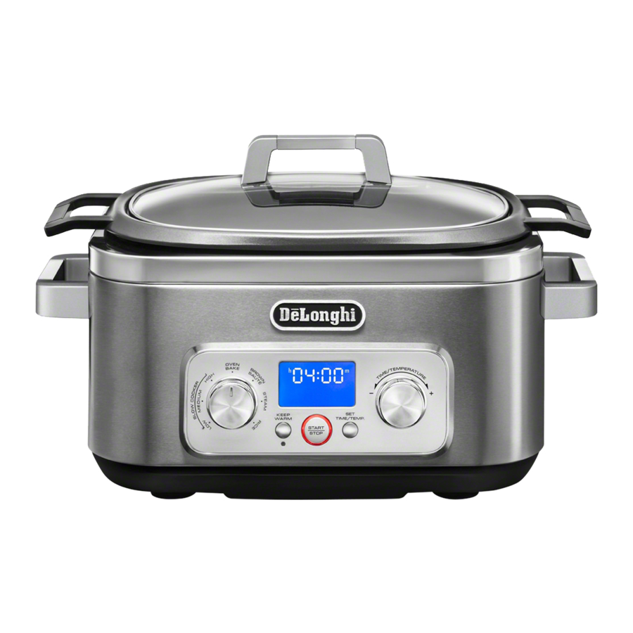 DeLonghi CKM1641D - PRECISION MULTI COOKER Manual