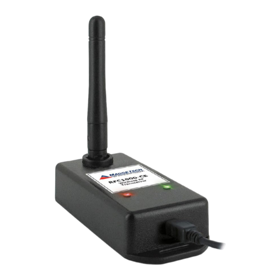 MadgeTech RFC1000-CE Product User Manual