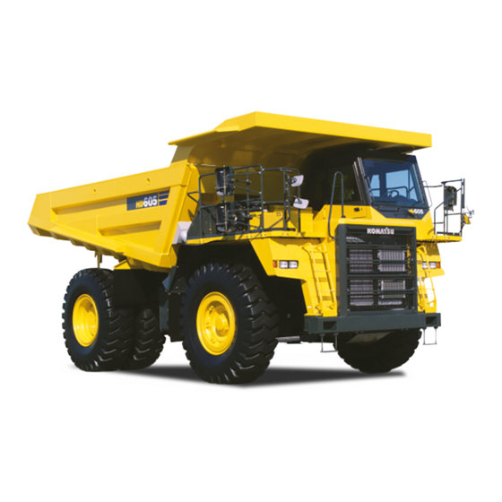 Komatsu Galeo HD605-7E0 Brochure