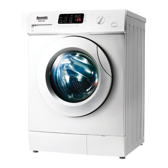 Baumatic BWM1216W Washing Machine Manuals