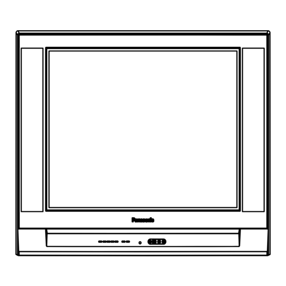 Panasonic CT-27E33 Operating Instructions Manual