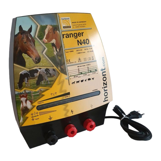 Horizont Agrar RANGER N40 Instruction Manual