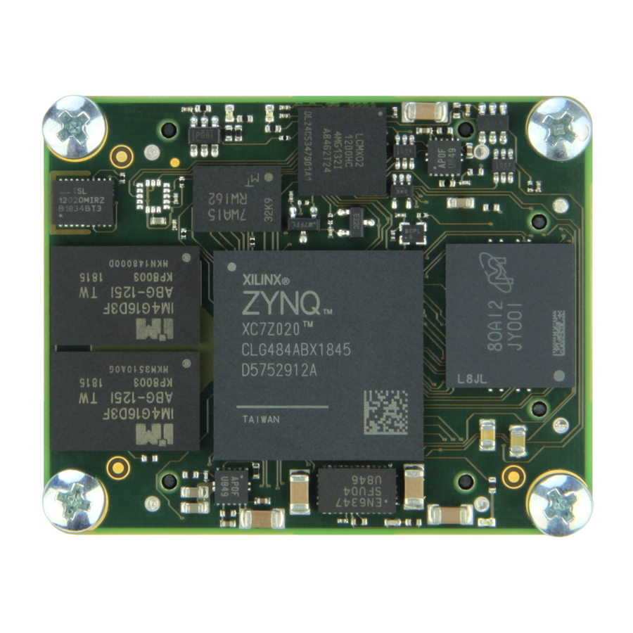 Trenz Electronic TE0720 Wiring Diagrams
