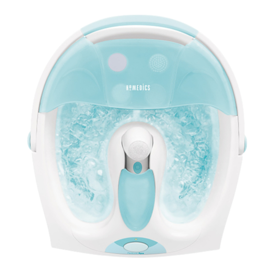 HoMedics HOMESPA HL-200B-EU Foot Spa Manuals