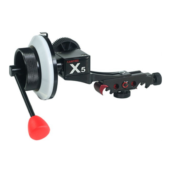 Camtree Hunt X5 Follow Focus Setup And Operation Manual