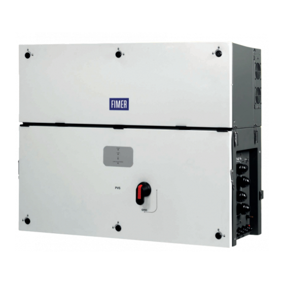 Fimer PVS-100-TL Product Manual