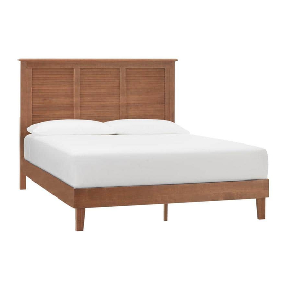 StyleWell Dorstead XMB2009-bed Use And Care Manual