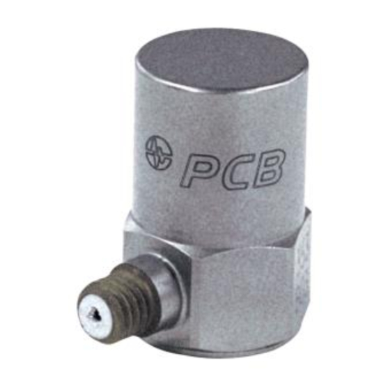 PCB Piezotronics 353B03 Installation And Operating Manual