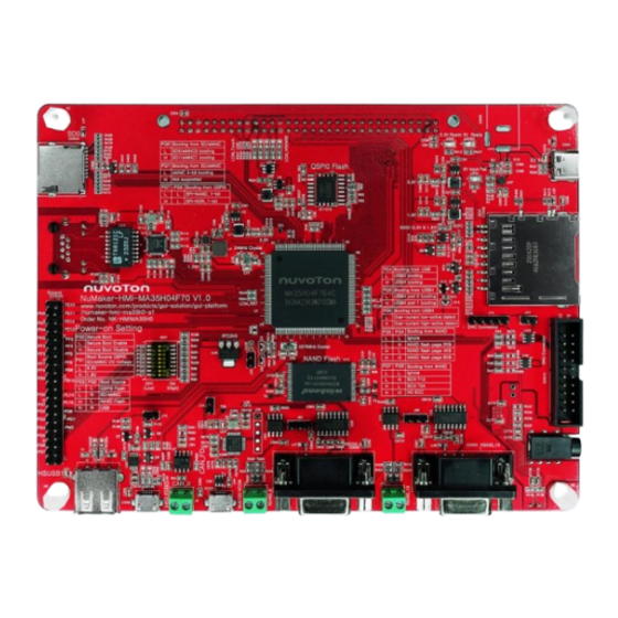 Nuvoton NuMaker-HMI-MA35H0-A1 User Manual